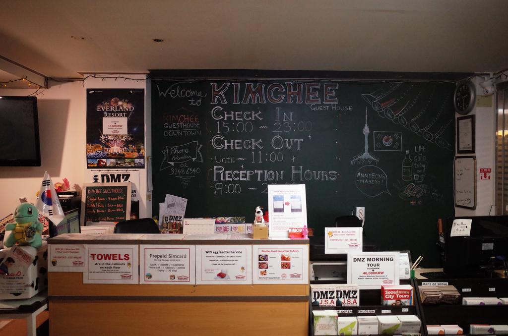 Kimchee Downtown Guesthouse Сеул Экстерьер фото